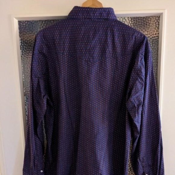 Like New Men's Western Roper Amarillo Copper Creek Foulard Pearl Snap Shirt - Picture 11 of 16